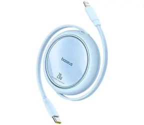 Baseus P10364501311-00 Free2Pull 1m modrá / USB-C (M) - Lightning (M) / 20W