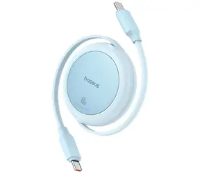 Baseus P10364500311-01 Free2Pull 1m modrá / USB-C (M) - USB-C (M) / 60W