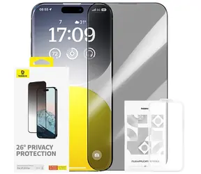 Baseus Diamond Privacy tvrzené sklo pro Apple iPhone 15 Pro