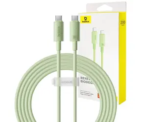 Baseus P10360202631-01 Rychlonabíjecí kabel USB-C na USB-C 2m zelená / 100W 