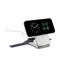 Epico EF50 UltraBase 4in1 Bezdrátová nabiječka s Powerbankou bílá / MagSafe / Qi2