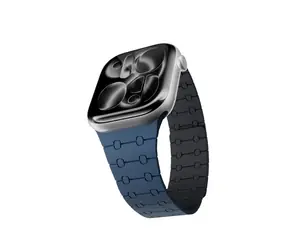 Epico Magnetický řemínek pro Apple Watch SE (40mm)/Series 1-11 (38/40/41/42mm modrá