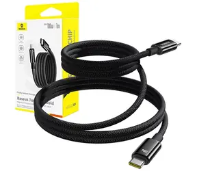 Baseus Tungsten Gold Charging Cable USB-C (M) - USB-C (M) 1m černý / 100W 