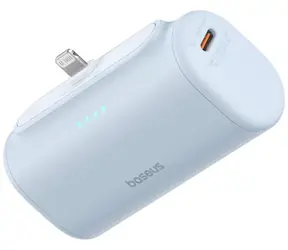 Baseus Compact 5000mAh 20W modrá / Powerbanka / 1x Lightning (M) + 1x USB-C (F)