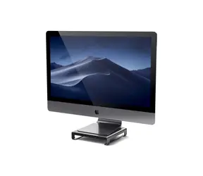 Satechi USB-C Stand Hub pro Apple iMac šedá / USB-C / 3x USB-A / microSD / SD / 3.5mm jack