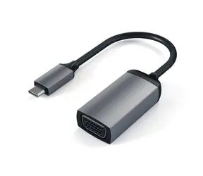 Satechi USB-C to VGA šedá / adaptér 