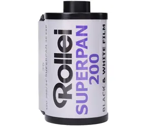 Rollei kinofilm Superpan 200 / Černobílý negativní film / 35mm / ISO 200/24°