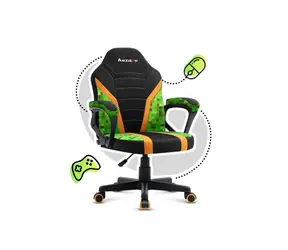 Huzaro Ranger 1.0 MESH Pixel / Dětská herní židle / nastavitelná / nosnost až 130 kg / látka & síťovina