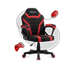 Huzaro Ranger 1.0 MESH červená / Dětská herní židle / nastavitelná / nosnost až 130 kg / látka & síťovina