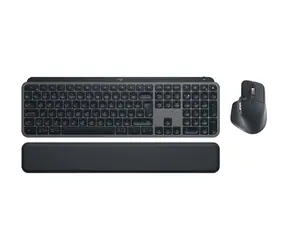 Logitech MX Keys S Combo šedá / bezdrátová sada klávesnice a myši / UK verze