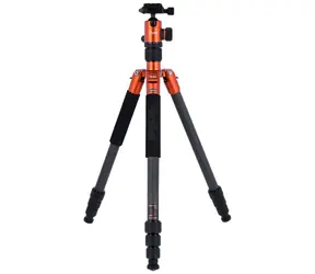 Rollei Stativ C5i Karbon oranžová / Zátěž 8kg / Vytažený 157.5 cm