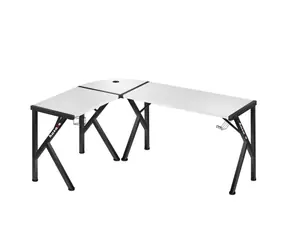 Huzaro Hero 6.3 bílá / Rohový herní stůl / 117 x 157 x 74 cm
