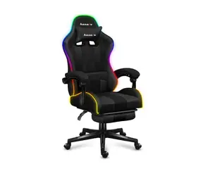 Huzaro Force 4.7 Mesh RGB / Herní židle / nastavitelná / nosnost až 140 kg / látka & síťovina