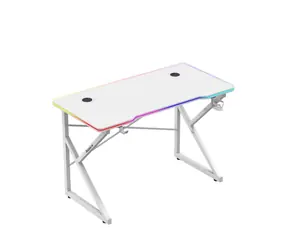 Huzaro Hero 1.7 RGB bílá / Herní stůl / 120 x 60 x 75 cm