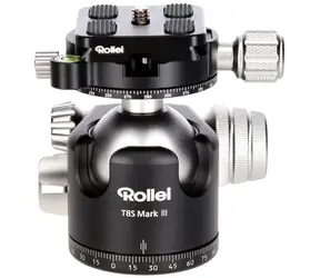 Rollei T8S Mark III kulová hlava na stativ černá / Nosnost do 22 kg 
