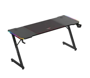 Huzaro Hero 4.8 RGB černá / Herní stůl / 160 x 60 x 74 cm