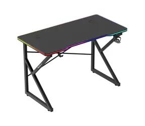 Huzaro Hero 1.7 RGB černá / Herní stůl / 120 x 60 x 75 cm