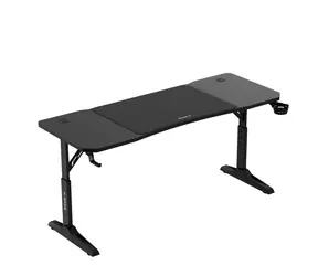 Huzaro Hero 4.6 černá / Herní stůl / 160 x 60 x 56-79 cm / 6 úrovní nastavení výšky