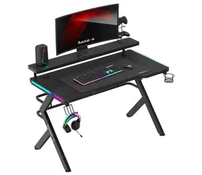 Huzaro Hero 5.0 RGB černá / Herní stůl / 120 x 60 x 69.5 cm