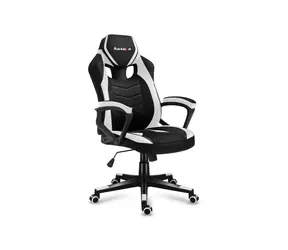 Huzaro Force 2.5 Mesh bílá / Herní židle / nastavitelná / nosnost až 140 kg / látka & síťovina