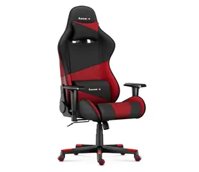 Huzaro Force 6.2 Mesh červená / Herní židle / nastavitelná / nosnost až 140 kg / látka & síťovina