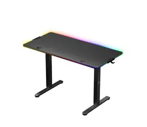 Huzaro Hero 8.2 RGB černá / Elektrický herní stůl / 120 x 60 x 72 - 118 cm