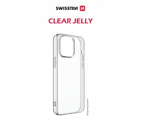 SWISSTEN CLEAR JELLY Pouzdro pro Apple iPhone 16e transparentní