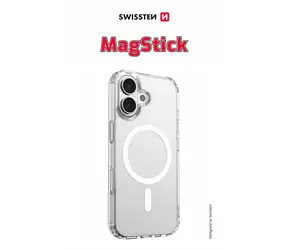SWISSTEN CLEAR JELLY MagStick Pouzdro pro Apple iPhone 17 transparentní