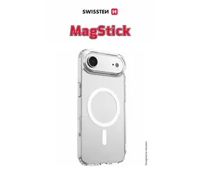 SWISSTEN CLEAR JELLY MagStick Pouzdro pro Apple iPhone Air transparentní
