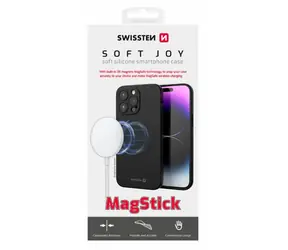 SWISSTEN SOFT JOY MagStick Pouzdro pro Apple iPhone 17 Pro Max černá