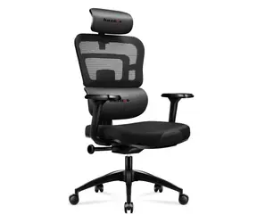 Huzaro Combat 7.0 černá / Herní židle / nastavitelná / nosnost až 150 kg / síťovina & PU kůže