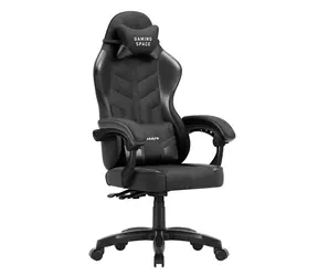 Huzaro Force 2.7 Carbon Velur černá / Herní židle / nastavitelná / nosnost až 140 kg / látka