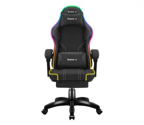 Huzaro Force 3.7 RGB černá / Herní židle / nastavitelná / nosnost až 140 kg / látka