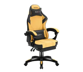 Huzaro Force 3.7 žlutá / Herní židle / nastavitelná / nosnost až 140 kg / látka