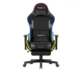 Huzaro Force 5.7 RGB černá / Herní židle / nastavitelná / nosnost až 136 kg / látka