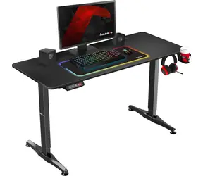 Huzaro Hero 8.5 černá / Elektrický herní stůl / 140 x 60 x 74 - 119 cm