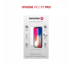 SWISSTEN Ochranné temperované sklo 2.5D pro Apple iPhone 17/17 Pro