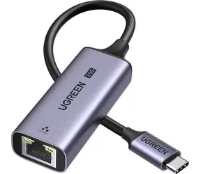 UGREEN CM648 Ethernet Adapter ČERNÁ / USB-C na RJ45 / 2.5G 