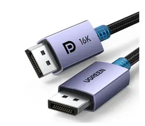 Ugreen DP118 DisplayPort (samec) - DisplayPort (samec) kabel 2 m stříbrná