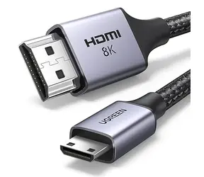 Ugreen HD163 15515 Mini HDMI (samec) - HDMI (samec) kabel 2m černá / 8K 