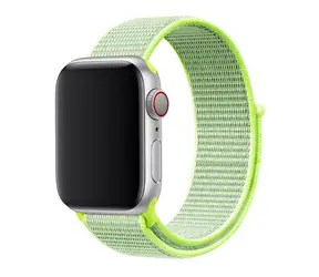 SWISSTEN Nylonový řemínek pro Apple Watch 42/44/45/49mm limetková