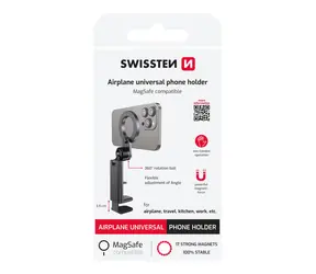 SWISSTEN Airplane Univerzální magnetický držák telefonu s MagSafe černá