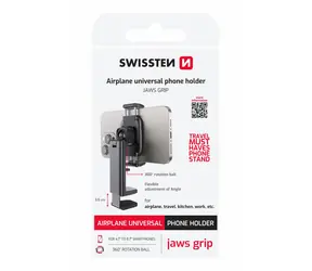 SWISSTEN Univerzální držák telefonu s čelisťovým přichycením černá