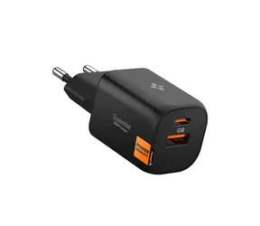 Spigen Essential EE352EU nabíječka do auta černá / 1x USB-C / 1x USB-A / 35W 