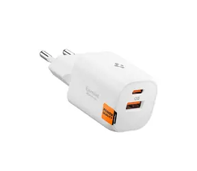 Spigen Essential EE352EU nabíječka do auta bílá / 1x USB-C / 1x USB-A / 35W 