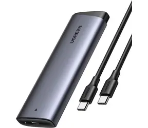 UGREEN CM767 pro SSD SATA M.2 NVMe šedá / externí box pro SSD M.2 / USB-C / USB-A