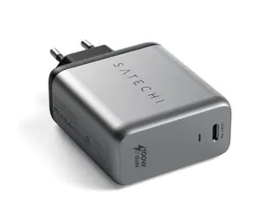 Satechi USB-C 100W šedá / síťová nabíječka / PD / GaN / EU