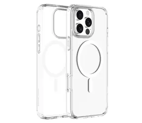 Mobile Origin Hybrid MagSafe zadní kryt pro Apple iPhone 16 Pro Max čirá