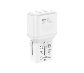 Mobile Origin PW25 Travel adapter GN 35W bílá / Cestovní nabíječka / EU/US/UK/AU