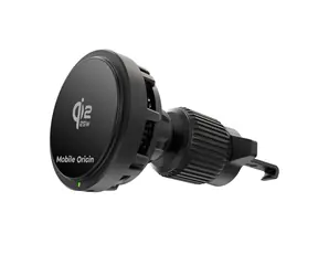 Mobile Origin CA24 Qi2 černá / Bezdrátová nabíječka do auta / 25 W